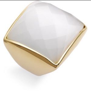 Ariella White Crystal Ring