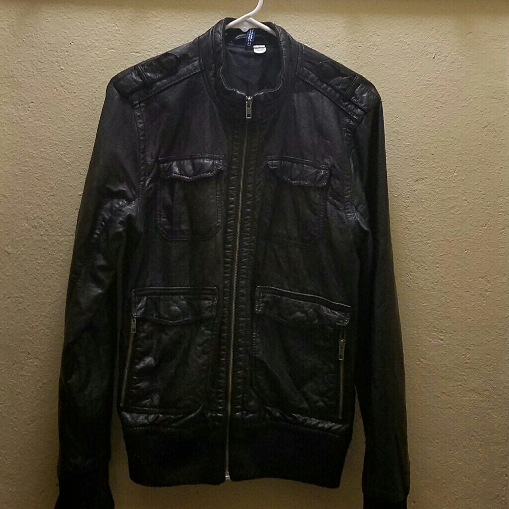 Faux Leather Jacket