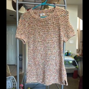 CAbi short sleeved sweater