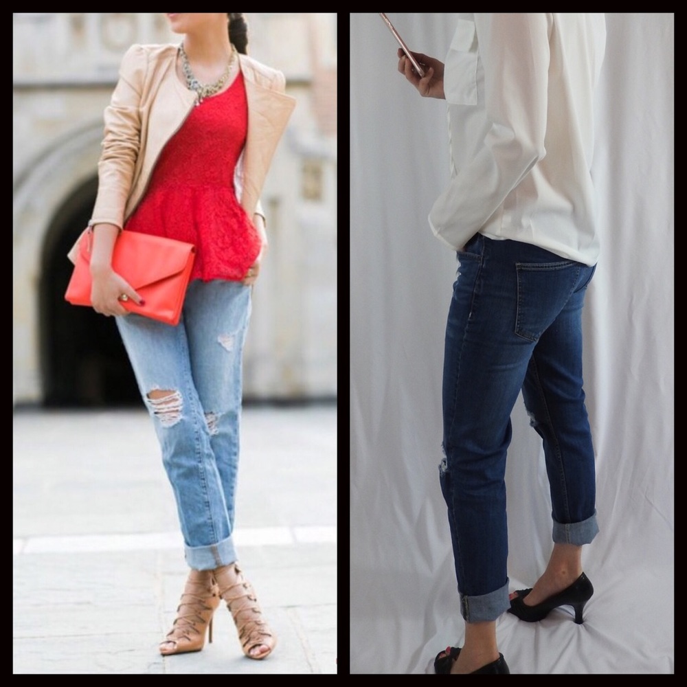 CLEARANCE‼️5⭐️Destructive Boyfriend Jeans - Picture 7 of 8