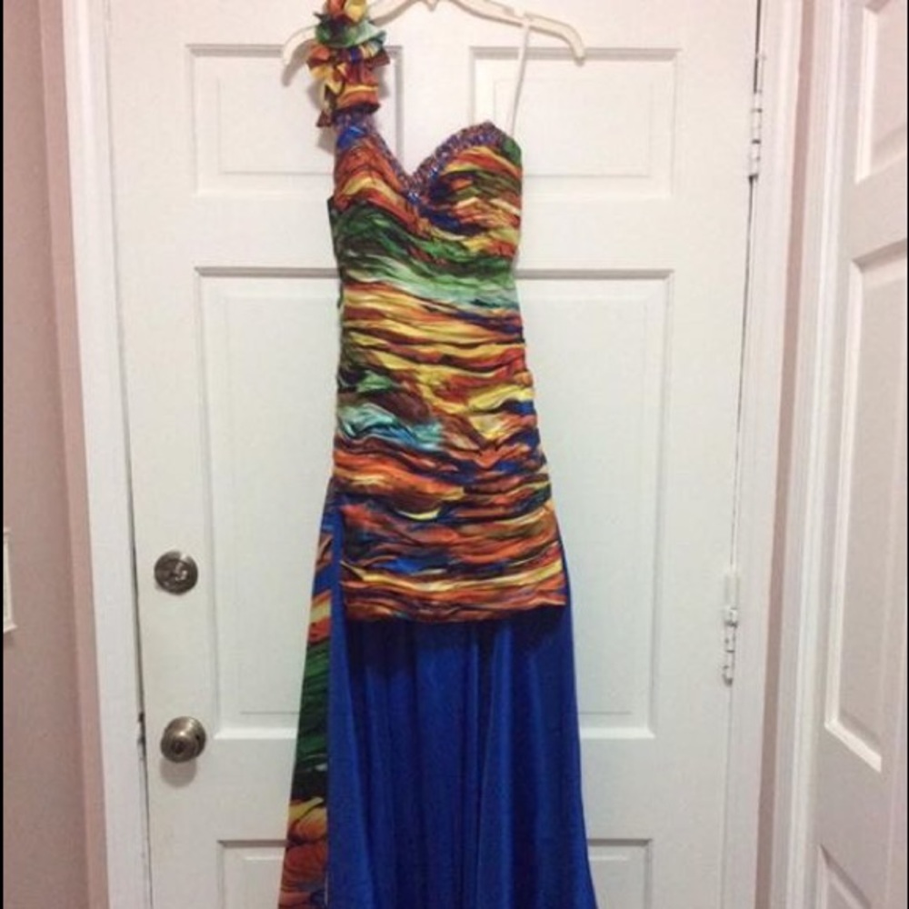 Cinderella Sz 4 hi-lo with detachable skirt