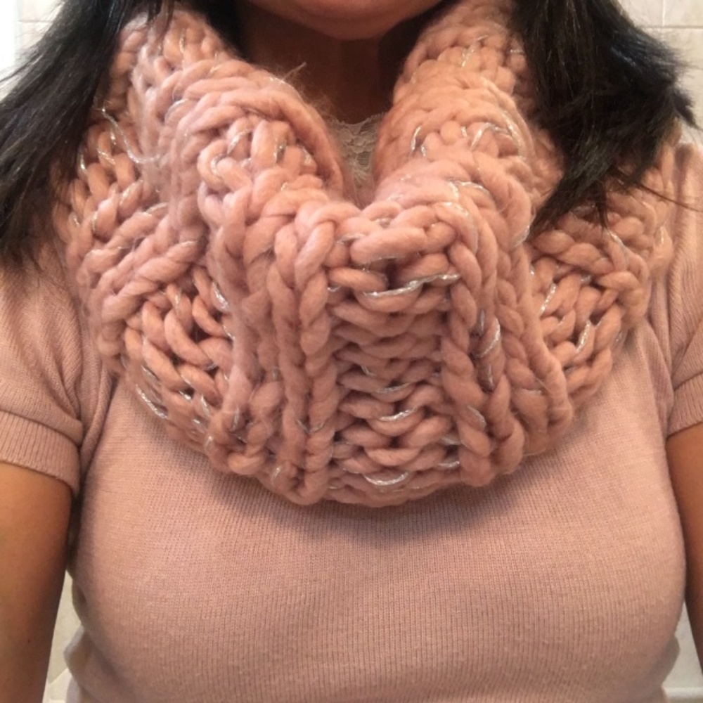 Infinity Woven Cowl Neck Scarf