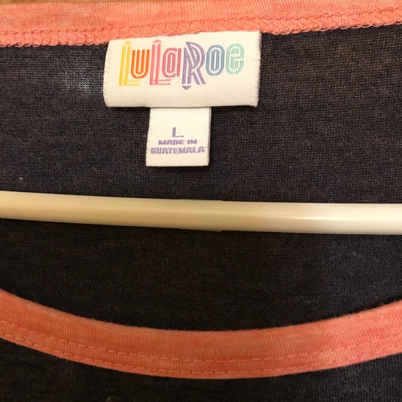 Lularoe Julia Navy/Light Red Dress - Picture 2 of 2