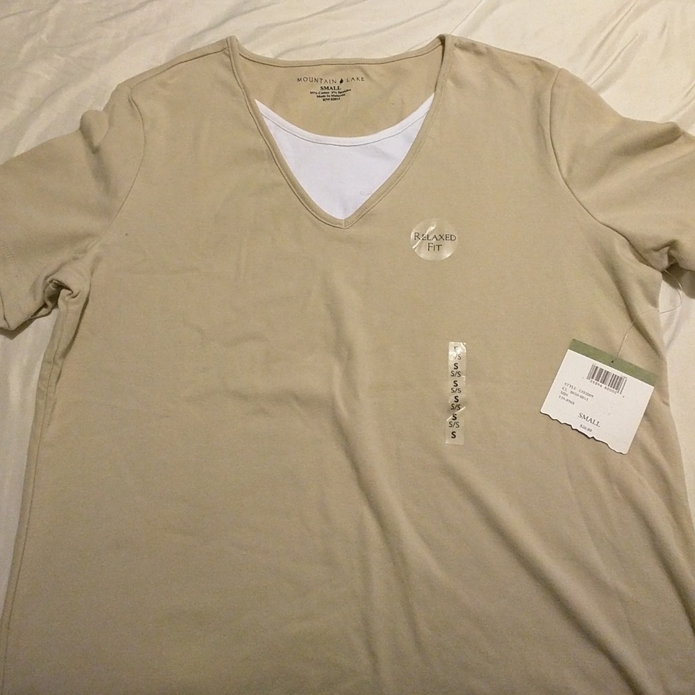 Tan casual outing blouse