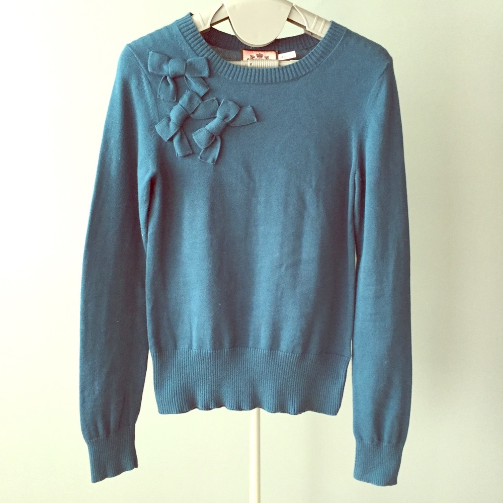 Juicy Couture Crew Neck Sweater with Bow