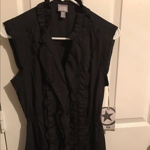 Women's tuxedo top