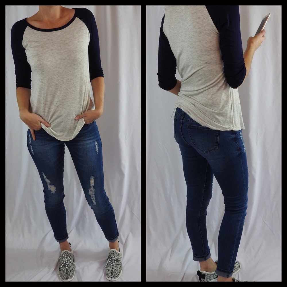 CLEARANCE-FIRM‼️5⭐️Destructive Skinny Jeans - Picture 2 of 8