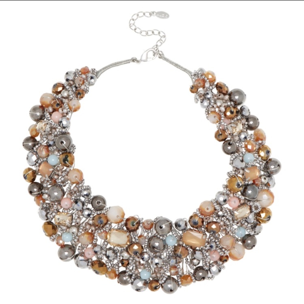 ALDO Cadilassi in Metallic Statement Necklace
