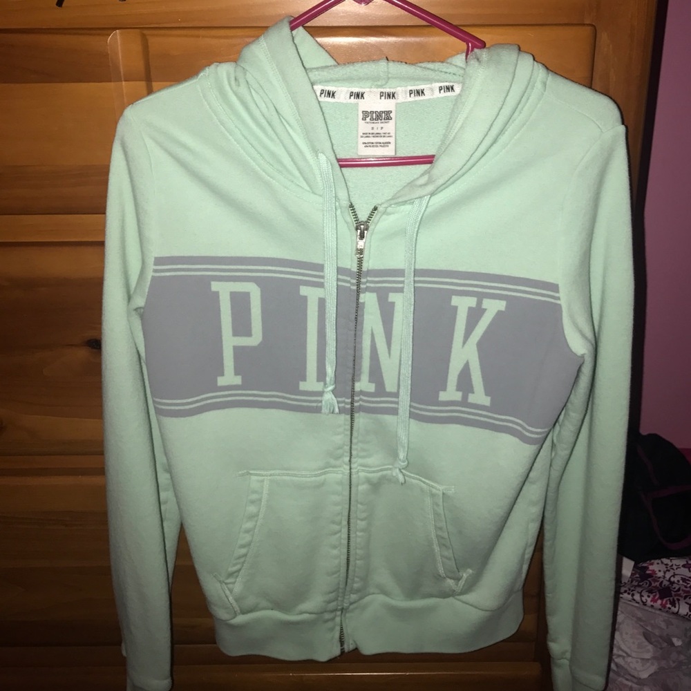 PINK zip up. Brand new. Worn twice.