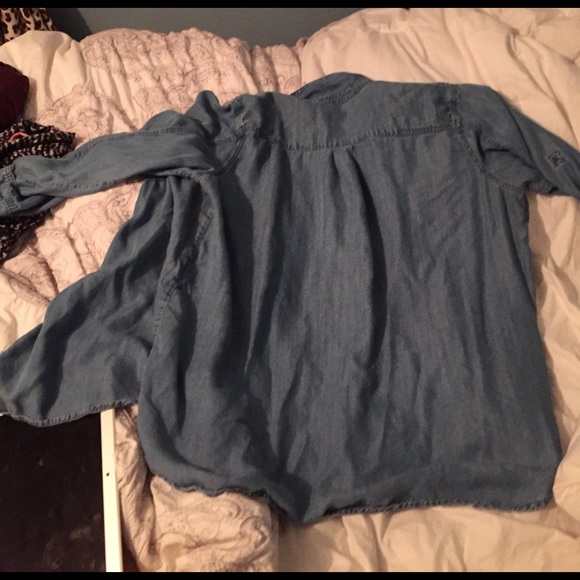 Joan vass studio denim 2x top - Picture 2 of 4