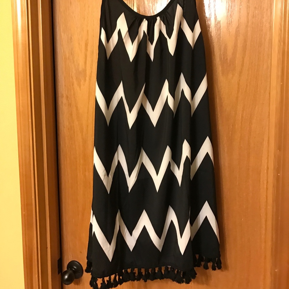 Chevron print summer dress