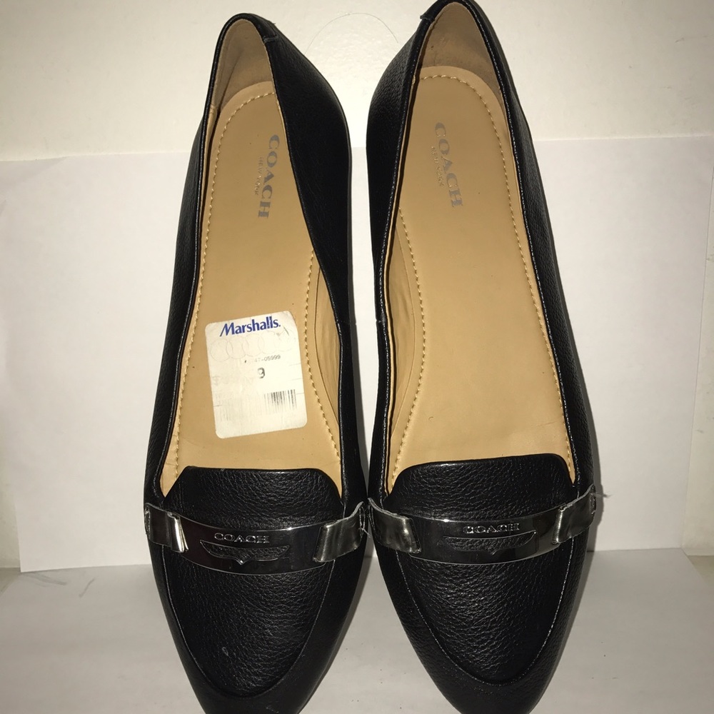 Black coach shoes