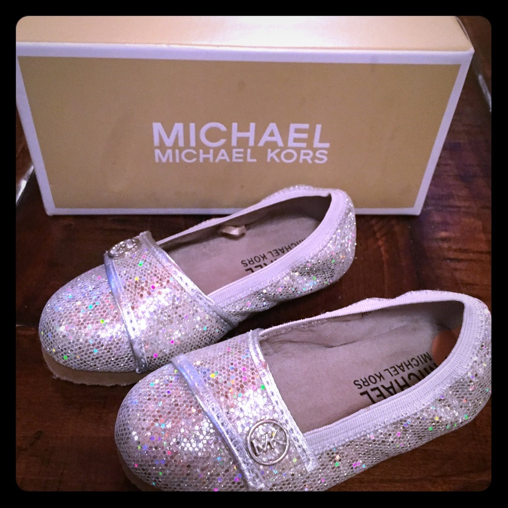 NW Box MICHAEL KORS TODDLER SPARKLE SHOES