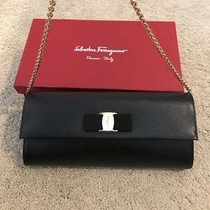 Salvatore Ferragamo Vara clutch