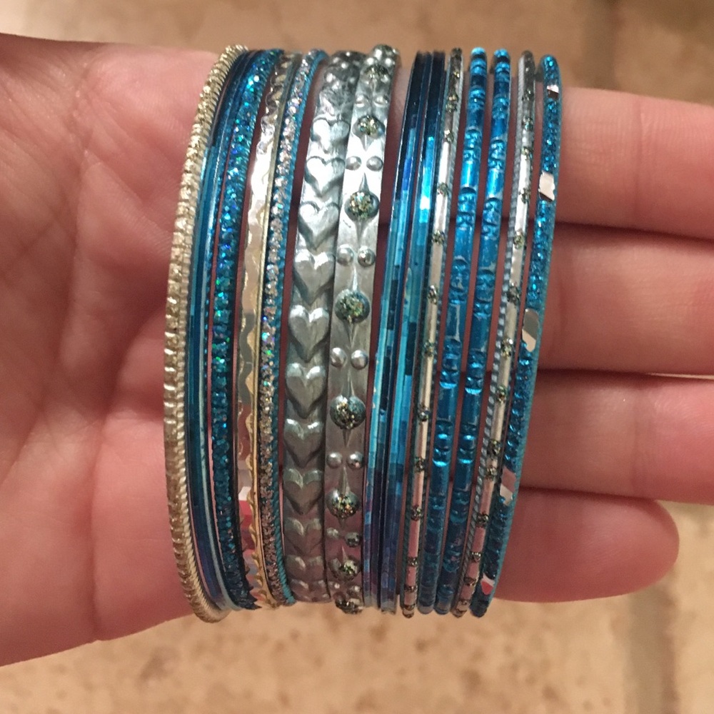 ‼️SOLD‼️Baby Blue Bangles💙