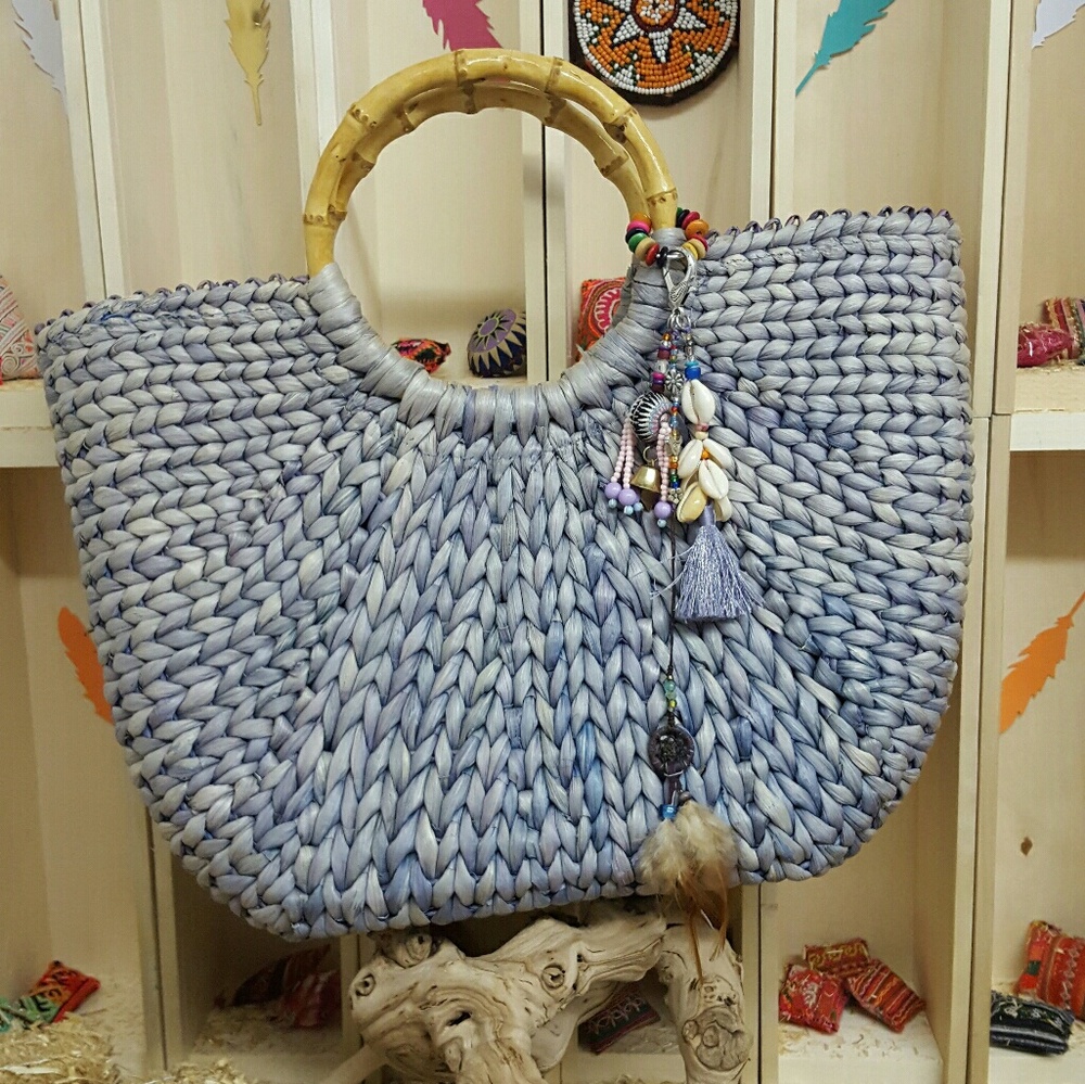 🚫🚫SOLD🚫🚫WOVEN BEACH BOHO STYLE BAG