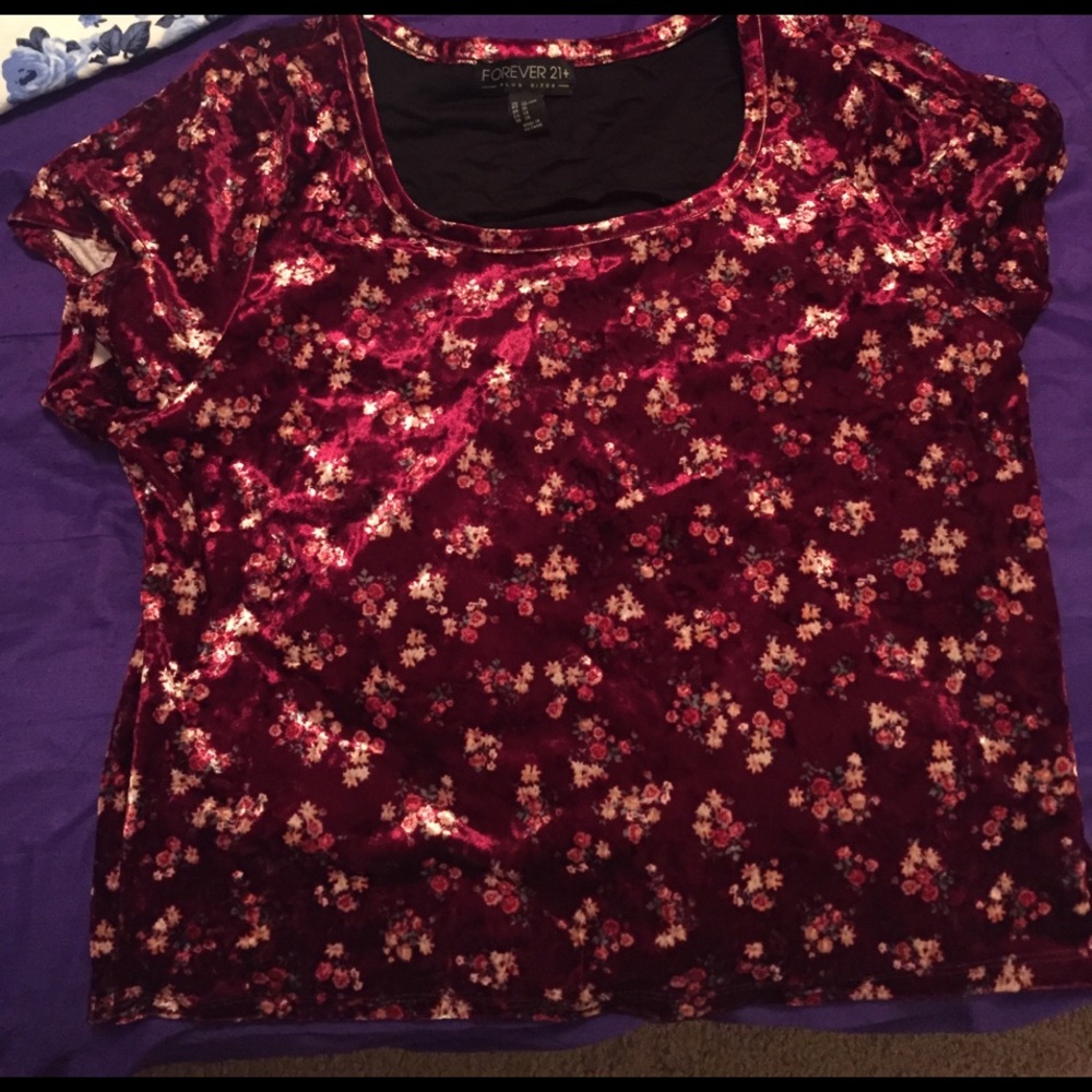 Forever 21 Floral print crop too