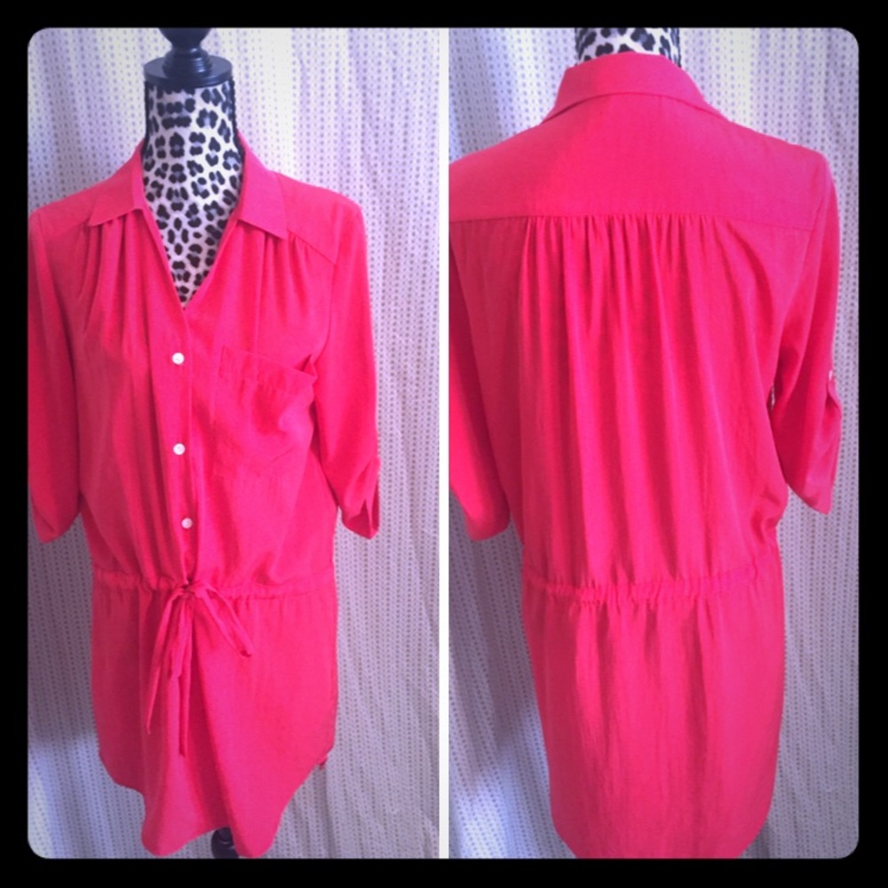 Red/tangerine impeccable pig dress