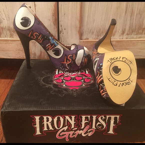 Peep-toe Iron Fist heels - Picture 2 of 3