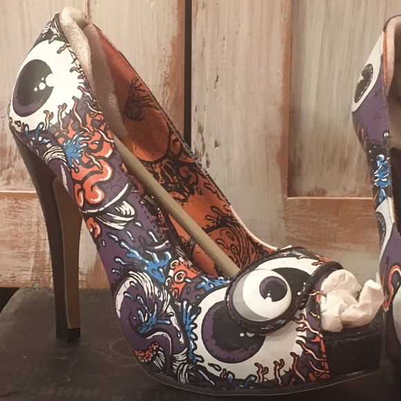 Peep-toe Iron Fist heels - Picture 3 of 3