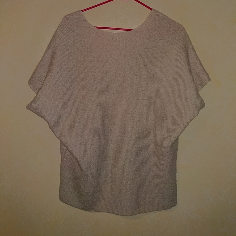 Helmut Lang Cashmere Linen V Back Sweater Top - Picture 5 of 8