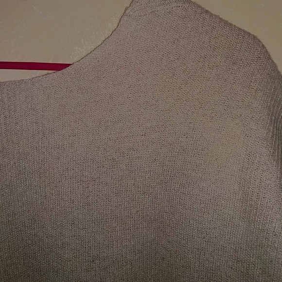 Helmut Lang Cashmere Linen V Back Sweater Top - Picture 6 of 8