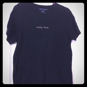 FCUK Black T- Shirt