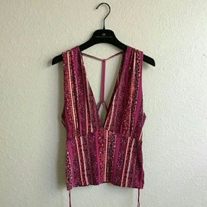 NWT Free People Paisley Top