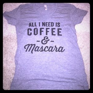 Coffee and Mascara tee