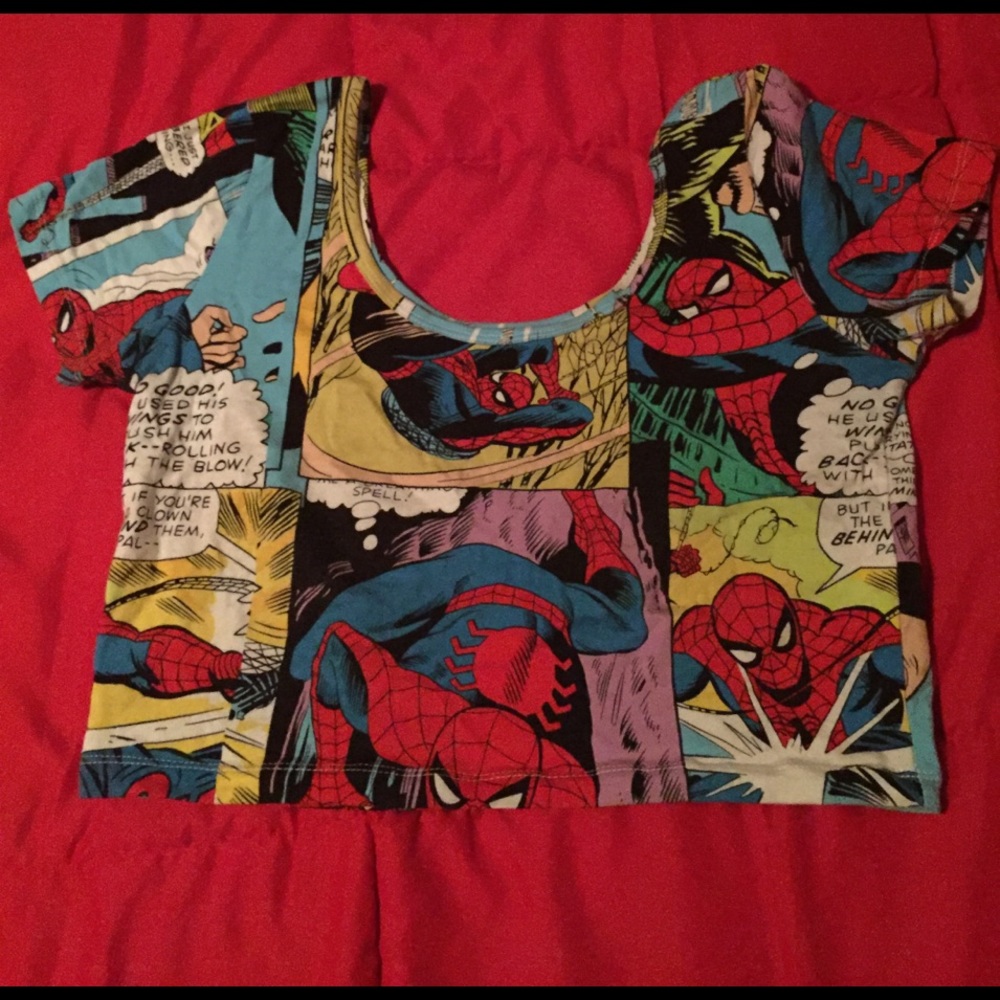 MARVEL FOREVER21 comic crop top