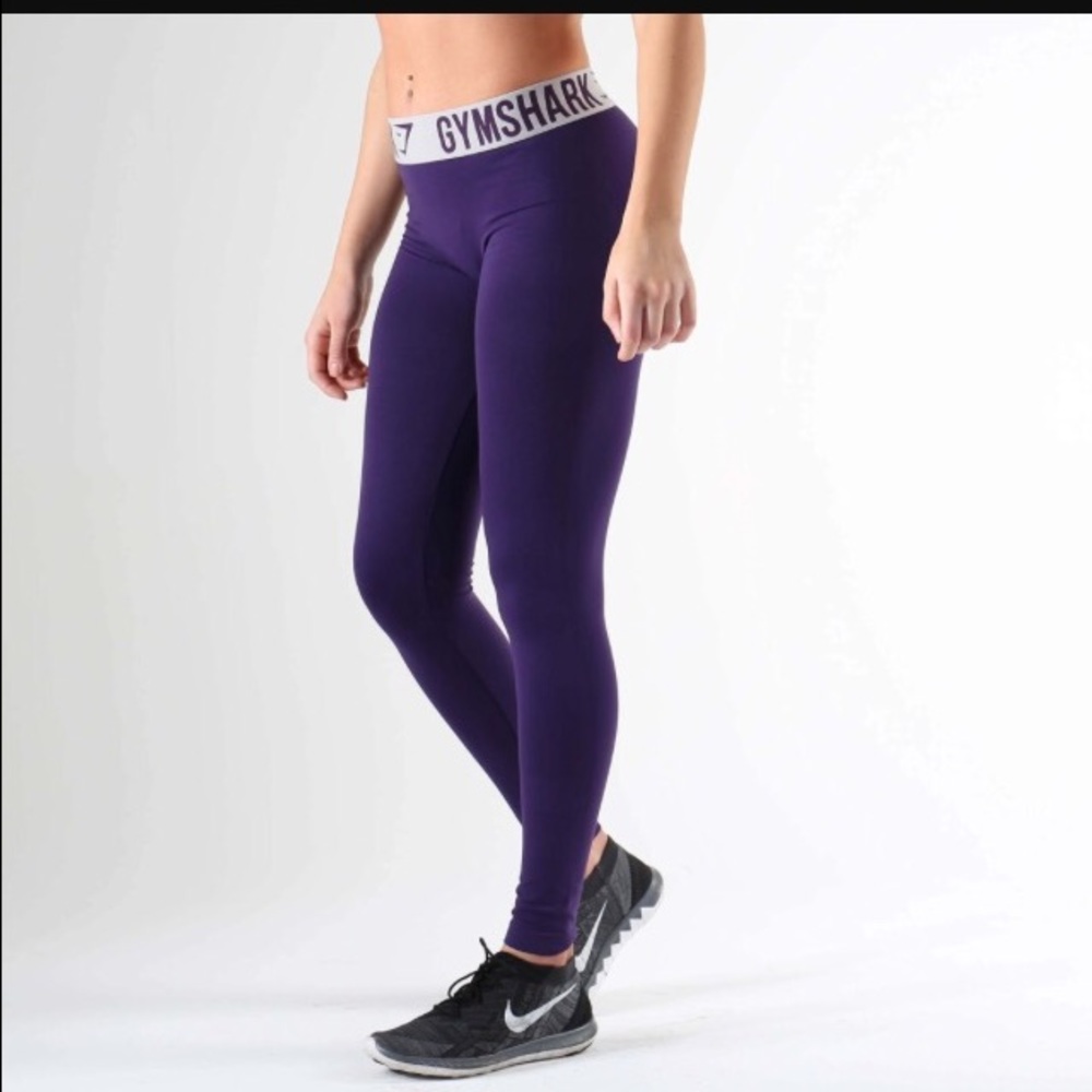 Gymshark fit legging XS Blackberry/gray NWT