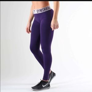 Gymshark fit legging XS Blackberry/gray NWT
