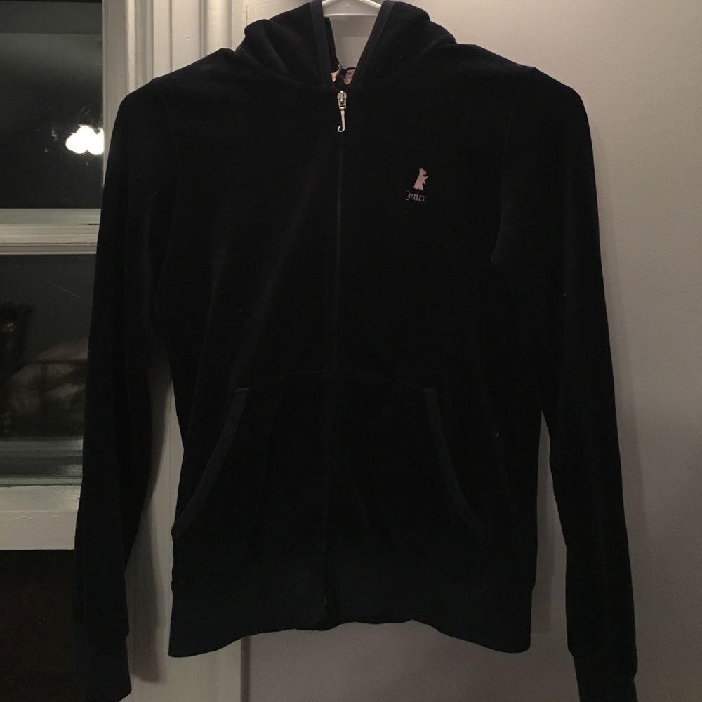 Juicy Couture Navy Blue Zip up Hoodie