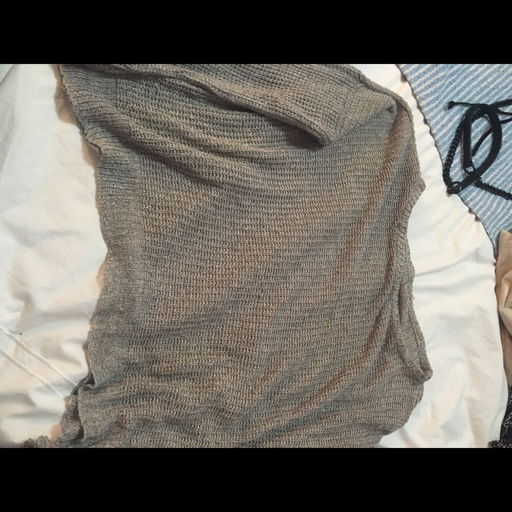 grey comfy sweater