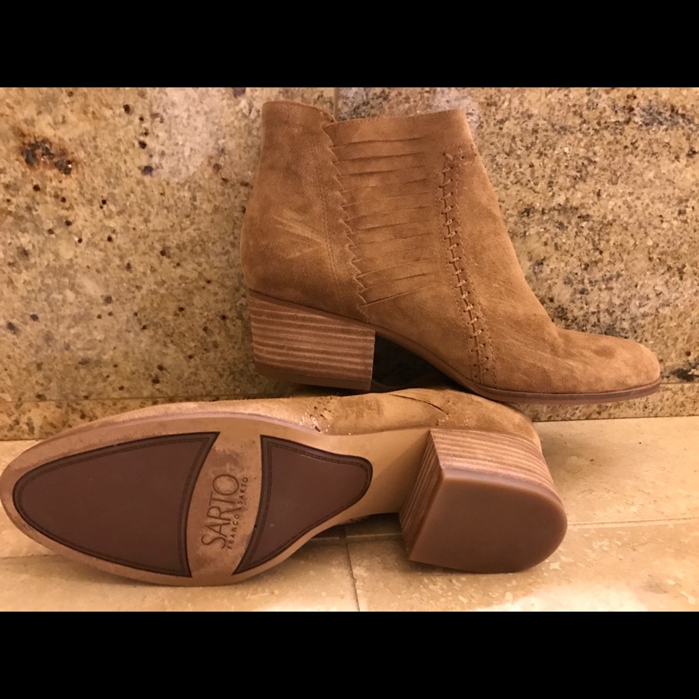 Sarto tan bootie by Stitch Fix