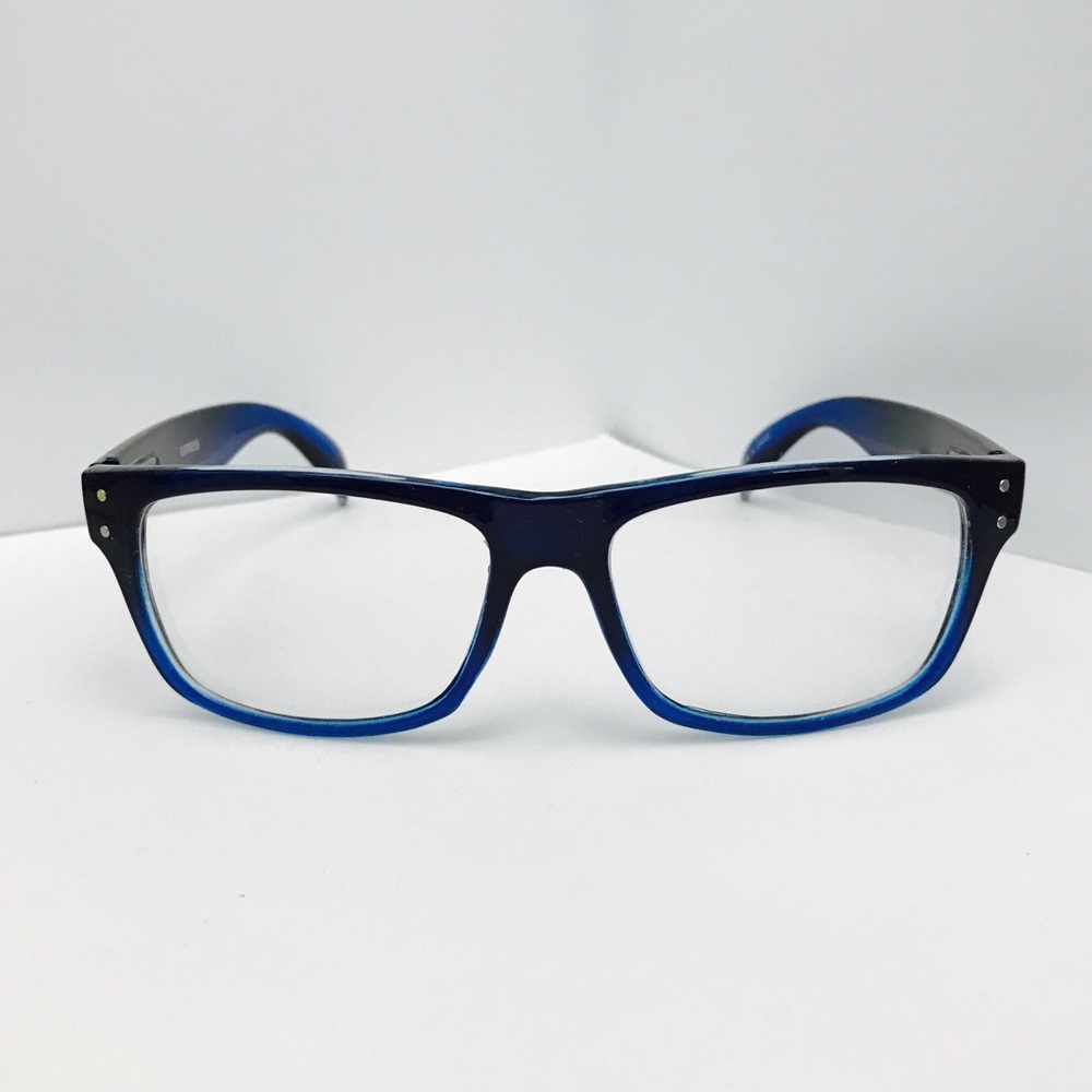 ♥️BOGO♥️New Express Ombré Navy Clear Lens