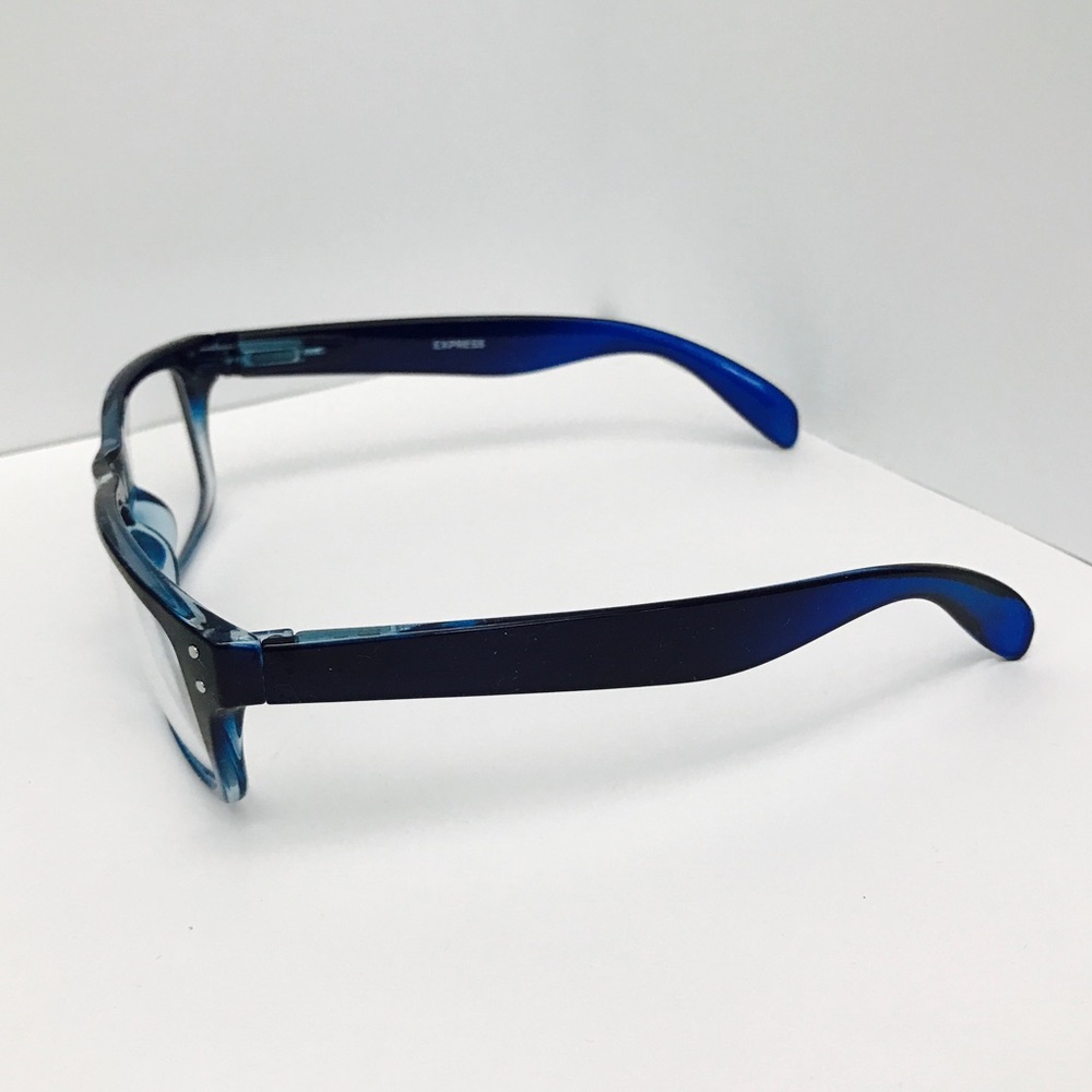 ♥️BOGO♥️New Express Ombré Navy Clear Lens - Picture 3 of 3
