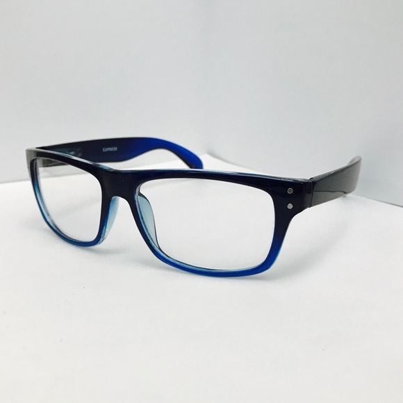 ♥️BOGO♥️New Express Ombré Navy Clear Lens - Picture 2 of 3
