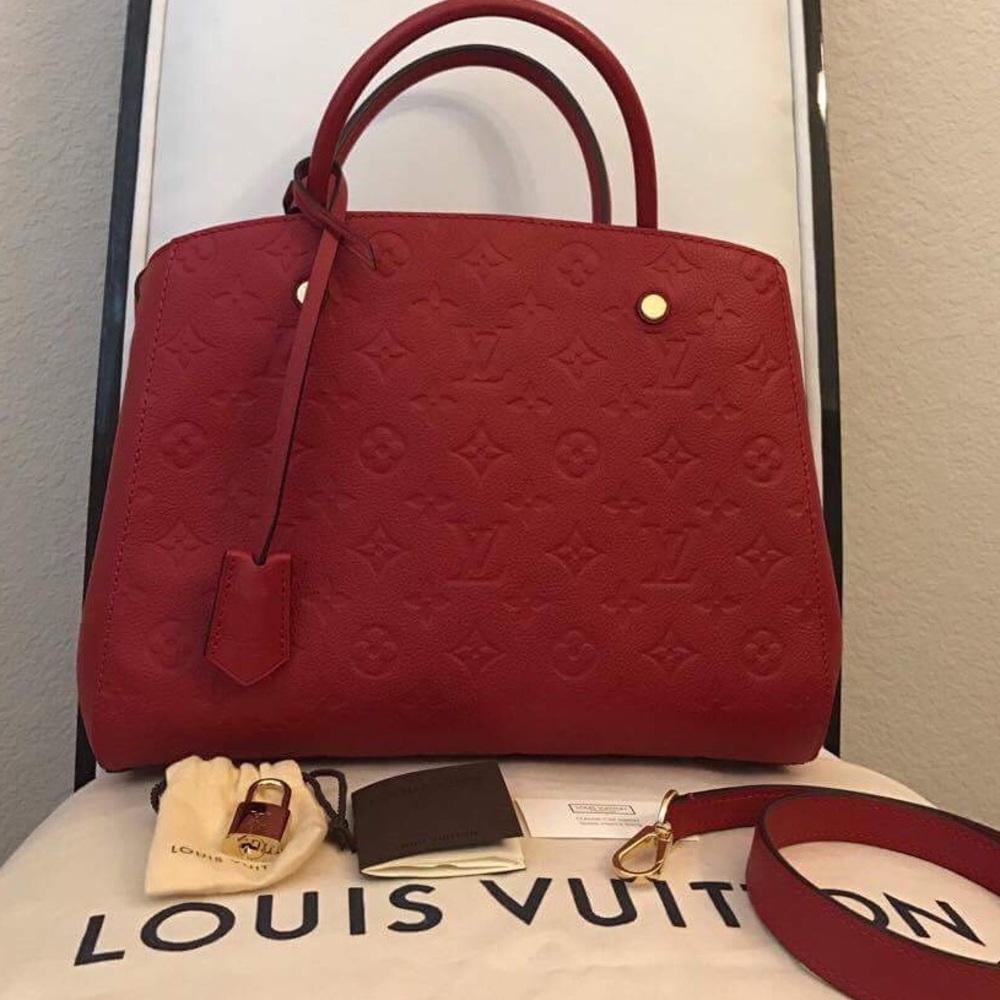 Authentic Louis Vuitton Montaigne MM purse