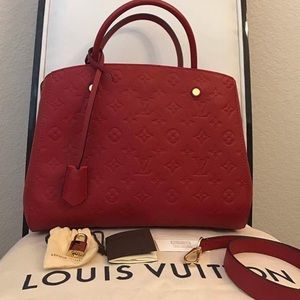 Authentic Louis Vuitton Montaigne MM purse