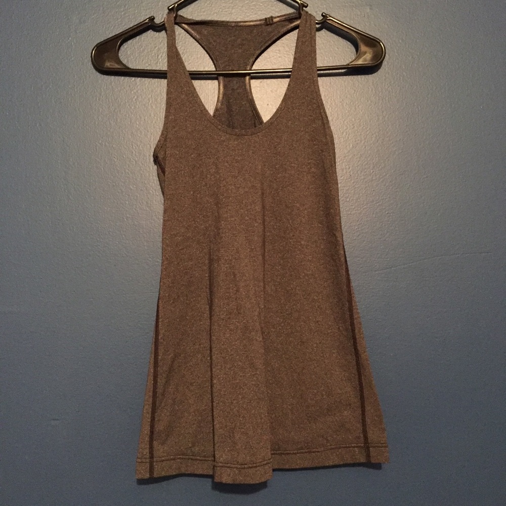 Gray lululemon tank top