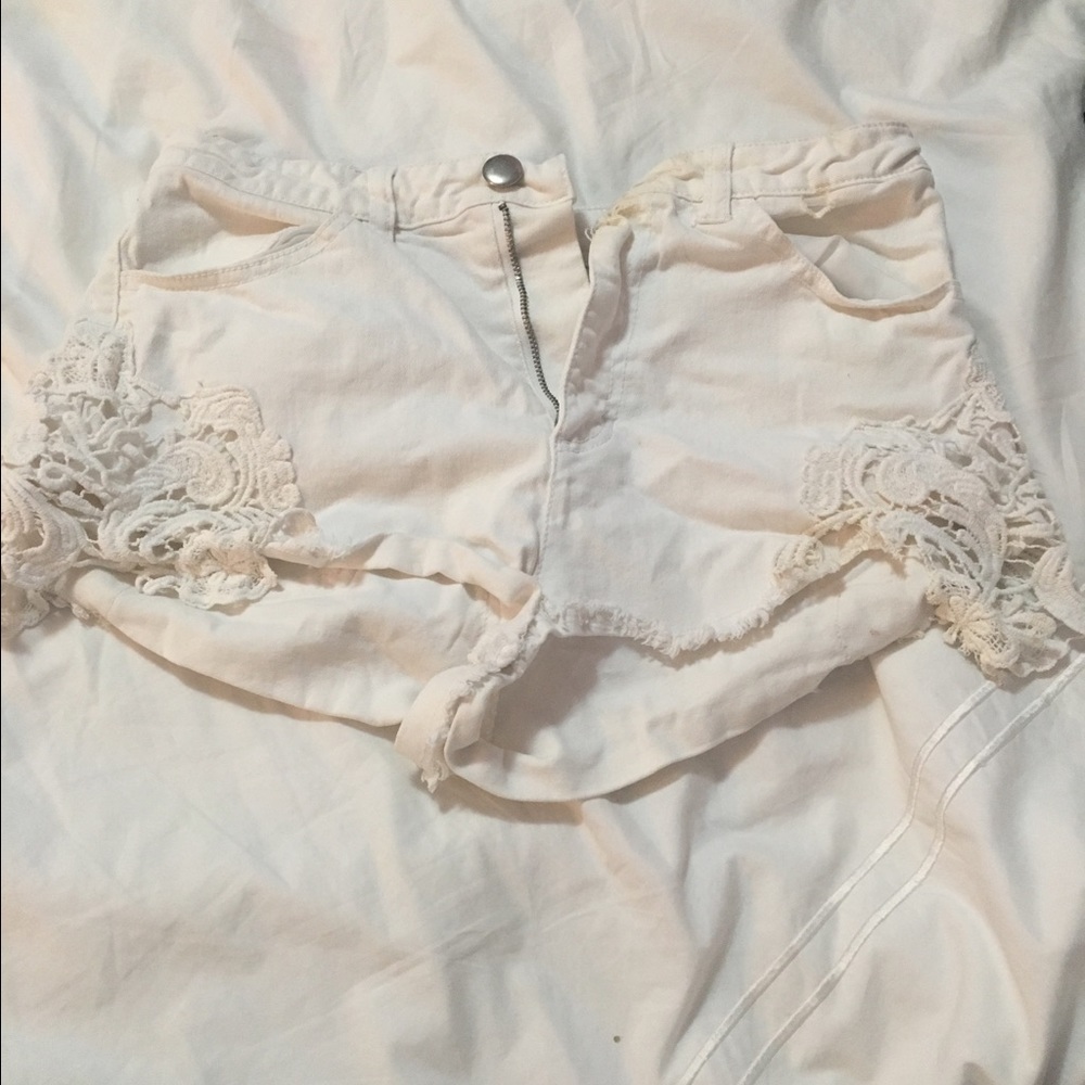 white shorts
