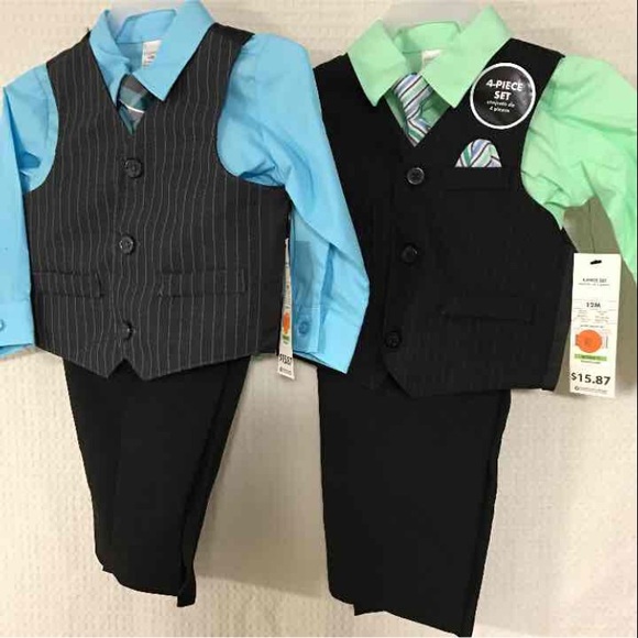 Boys 4 Piece Suit Set - Picture 1 of 1
