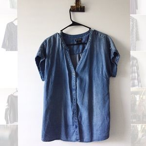 denim button down