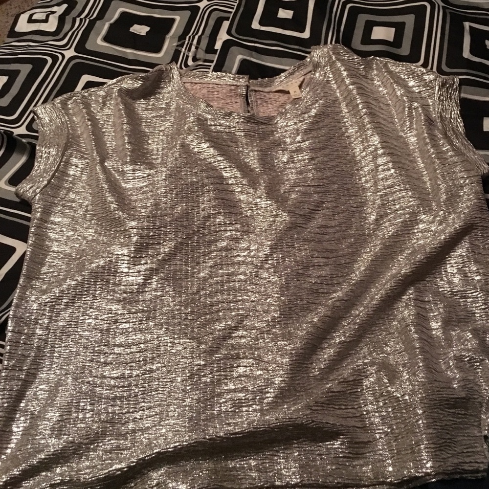 Gold dress top