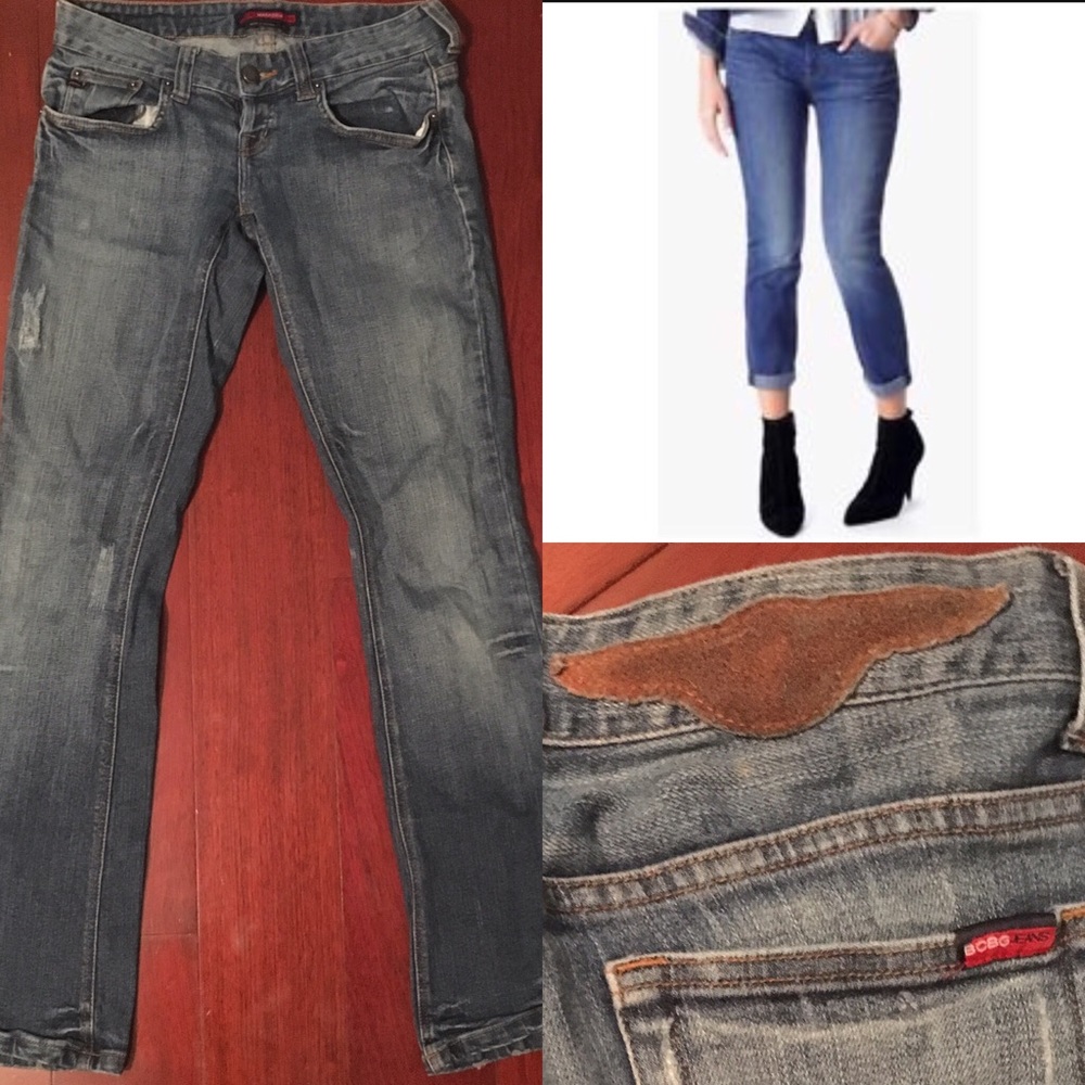 ⌛️MOVING🍃BCBG Ankle Crop Distressed jean,  0/2 26