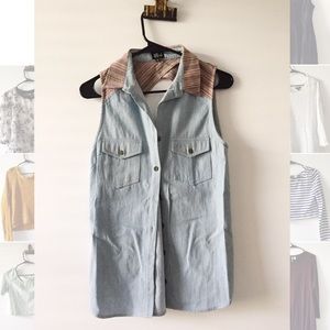 denim vest