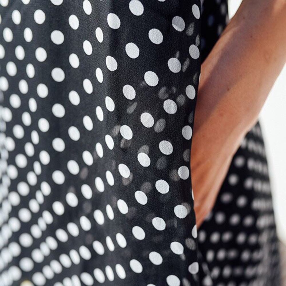 Strappy Polka Dot Maxi Dress - Picture 4 of 4
