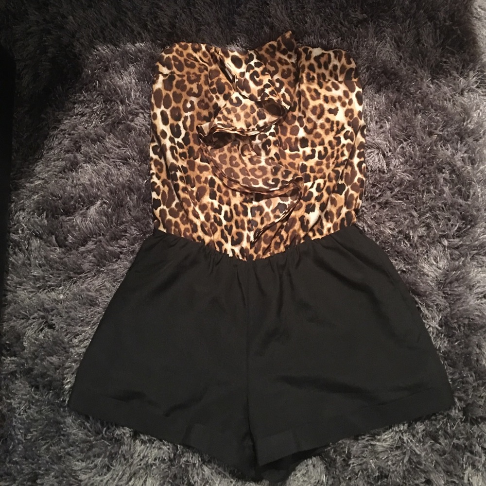 Leopard Romper