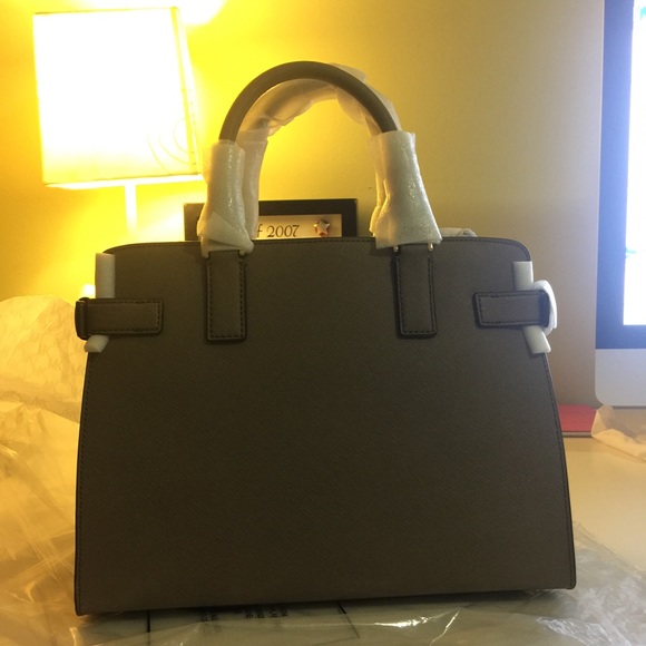 Michael Kors "Emma" satchel in Dark Dune - Picture 7 of 8